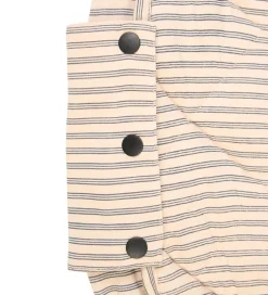 Play&Go Legetæpper Og Legegulve|Tæpper*Legetøjstæppe - Ø120 cm - Soft Organic - Stripes Blue