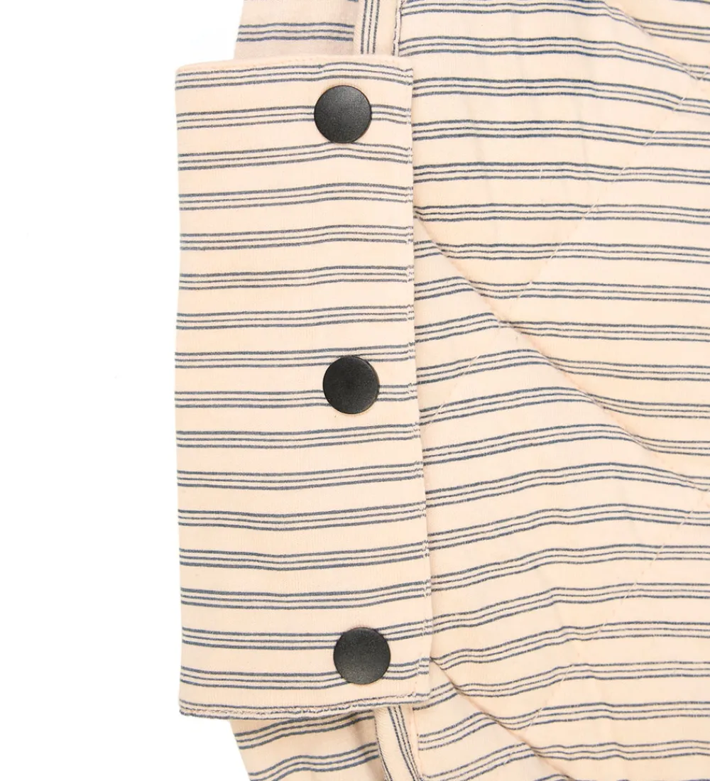 Play&Go Legetæpper Og Legegulve|Tæpper*Legetøjstæppe - Ø120 cm - Soft Organic - Stripes Blue
