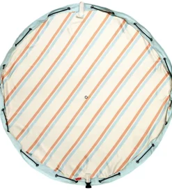 Play&Go Opbevaringstæpper*Legetøjstæppe - Outdoor - Ø140 cm - Stripes