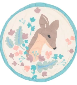 Play&Go Legetæpper Og Legegulve|Opbevaringstæpper*Legetøjstæppe - Soft - Ø120 - Deer