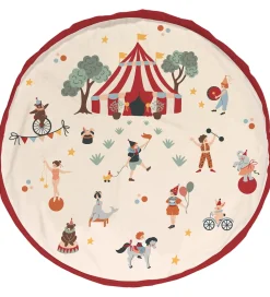 Legetæpper Og Legegulve|Babylegetøj-Play&Go Legetøjstæppe/Opbevaring - 140 cm - 2-i-1 - Circus