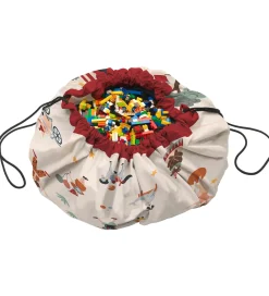 Legetæpper Og Legegulve|Babylegetøj-Play&Go Legetøjstæppe/Opbevaring - 140 cm - 2-i-1 - Circus