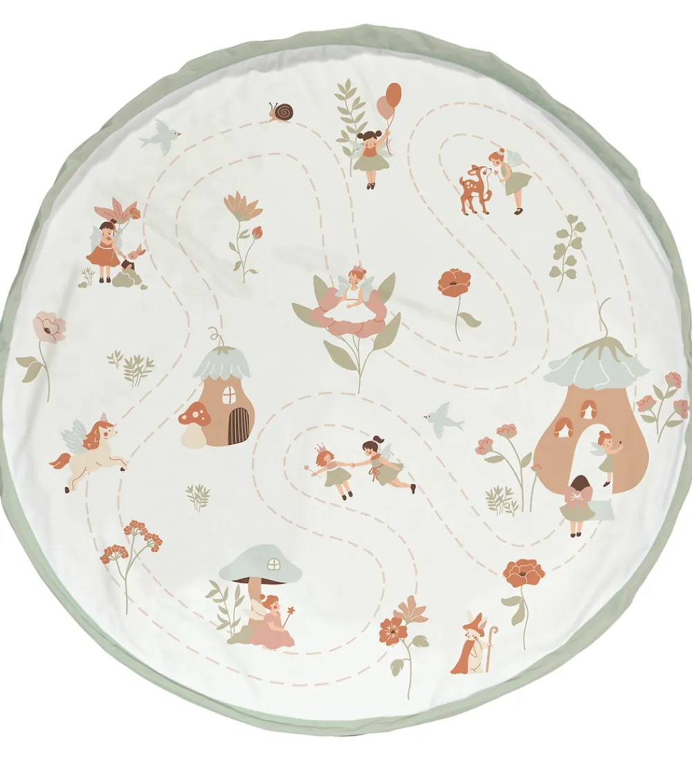 Play&Go Legetæpper Og Legegulve|Babylegetøj*Legetøjstæppe/Opbevaring - 140 cm - 2-i-1 - Fairy World