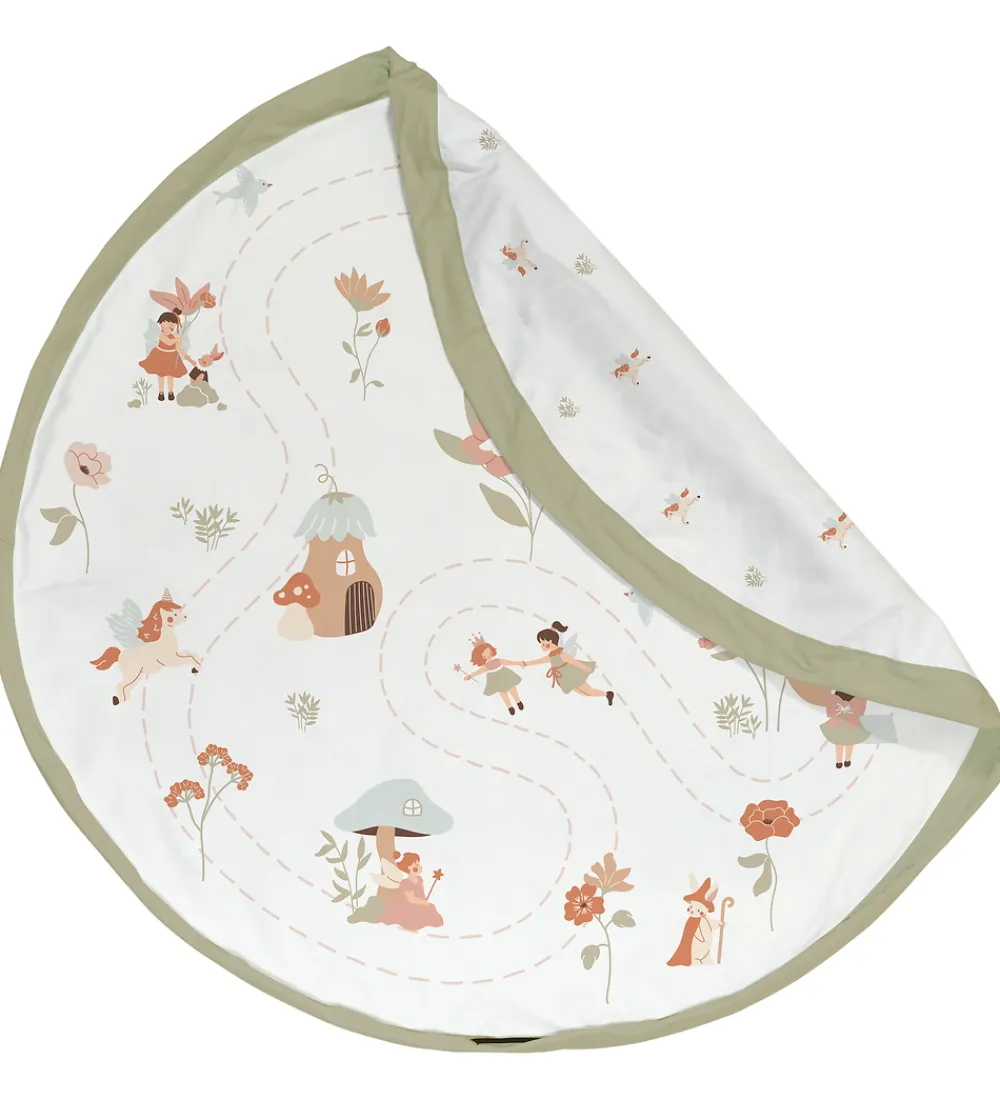 Play&Go Legetæpper Og Legegulve|Babylegetøj*Legetøjstæppe/Opbevaring - 140 cm - 2-i-1 - Fairy World