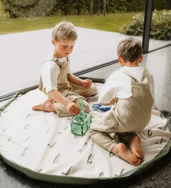Legetæpper Og Legegulve|Babylegetøj-Play&Go Legetøjstæppe/Opbevaring - 140 cm - 2-i-1 - Crocodile
