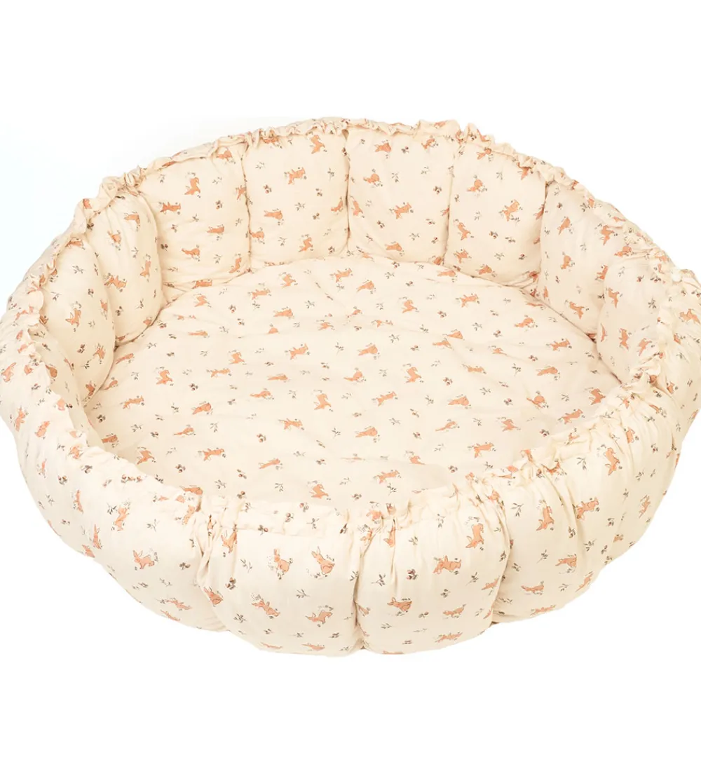 Play&Go Legetæpper Og Legegulve|Tæpper*Legetæppe - 3-i-1 - Ø130 cm - Bloom Rabbit
