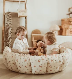 Play&Go Legetæpper Og Legegulve|Tæpper*Legetæppe - 3-i-1 - Ø130 cm - Bloom Rabbit