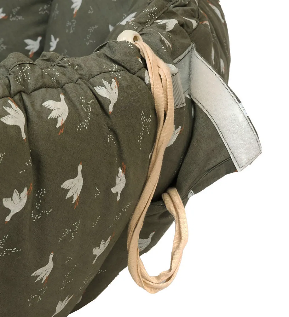 Play&Go Legetæpper Og Legegulve|Tæpper*Legetæppe - 3-i-1 - Ø130 cm - Bloom Birds