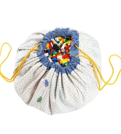 Legetæpper Og Legegulve|Opbevaringstæpper-Play&Go x Moulin Roty Legetøjstæppe - Ø140 cm - Les Toupitis