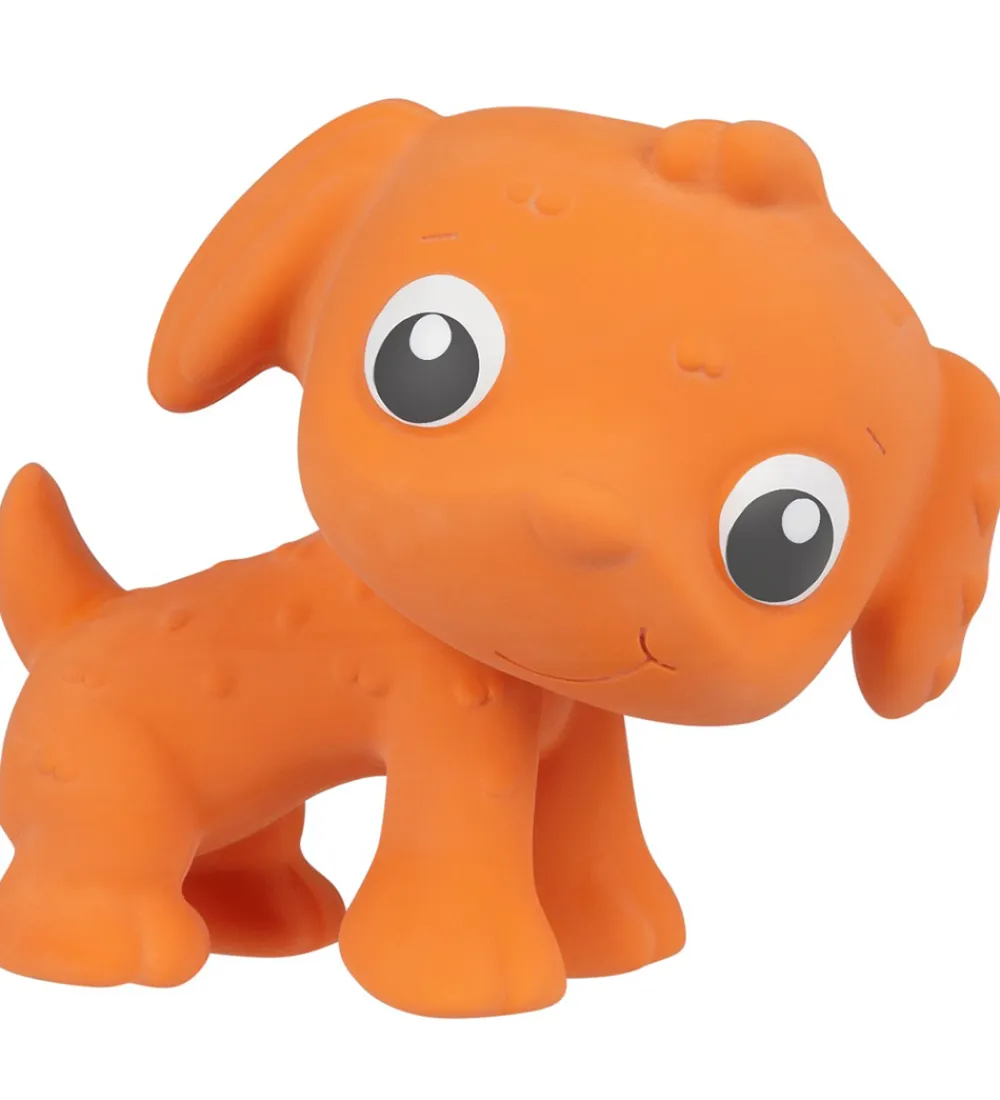 Playgro Bideringe*Bidelegetøj - Eco Play - Pookie Puppy - Orange