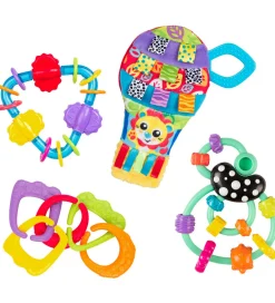 Playgro Bideringe*Gavesæt - Bidelegetøj - Up and Away - 4 Dele
