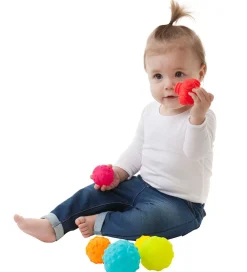 Playgro Bolde*Sansebolde - 6 stk - Multifarvet