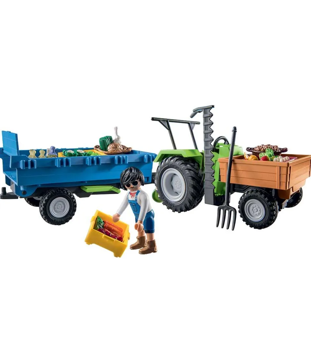 Traktorer-Playmobil Country - Traktor m. Trailer - 71249 - 42 Dele