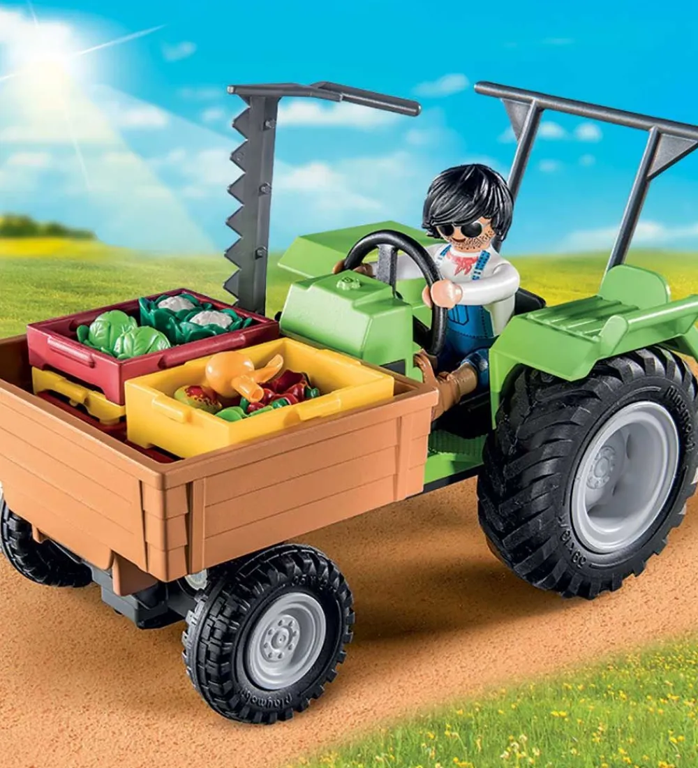 Traktorer-Playmobil Country - Traktor m. Trailer - 71249 - 42 Dele