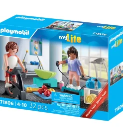 Trælegetøj-Playmobil My Life - Fitness Træning - 71806 - 32 Dele