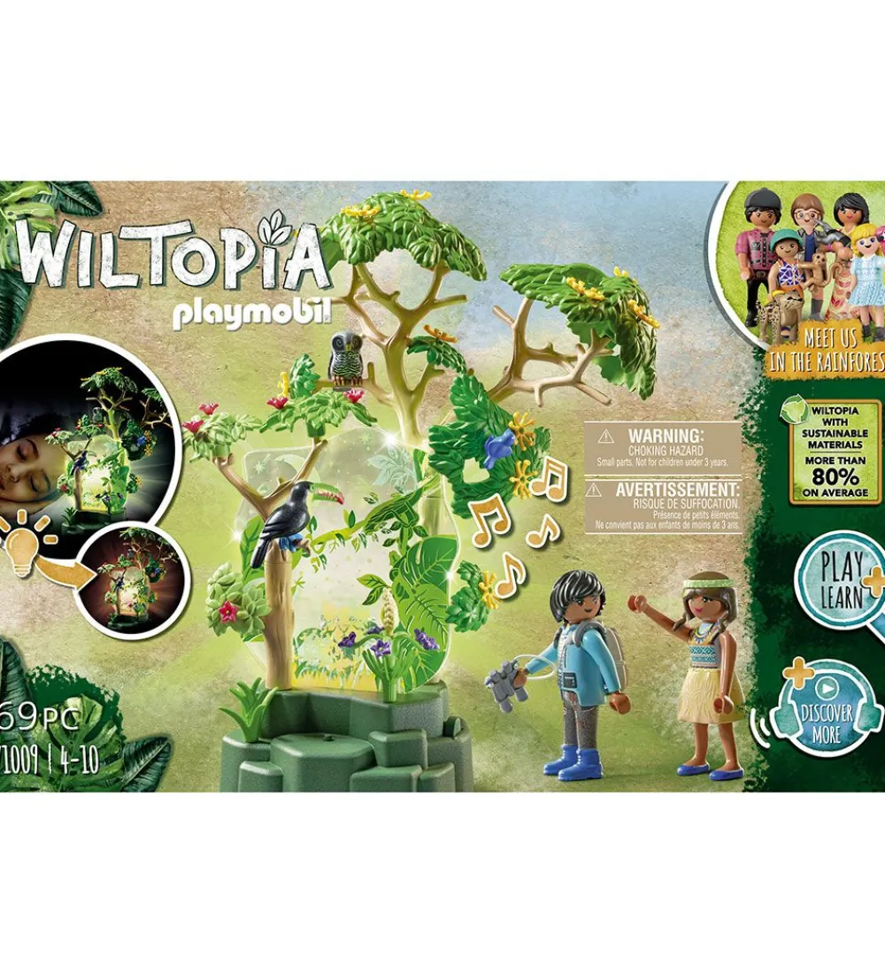 Playmobil Natlamper|Lamper*Wiltopia - Regnskovs-natlampe - 71009 - 69 Dele