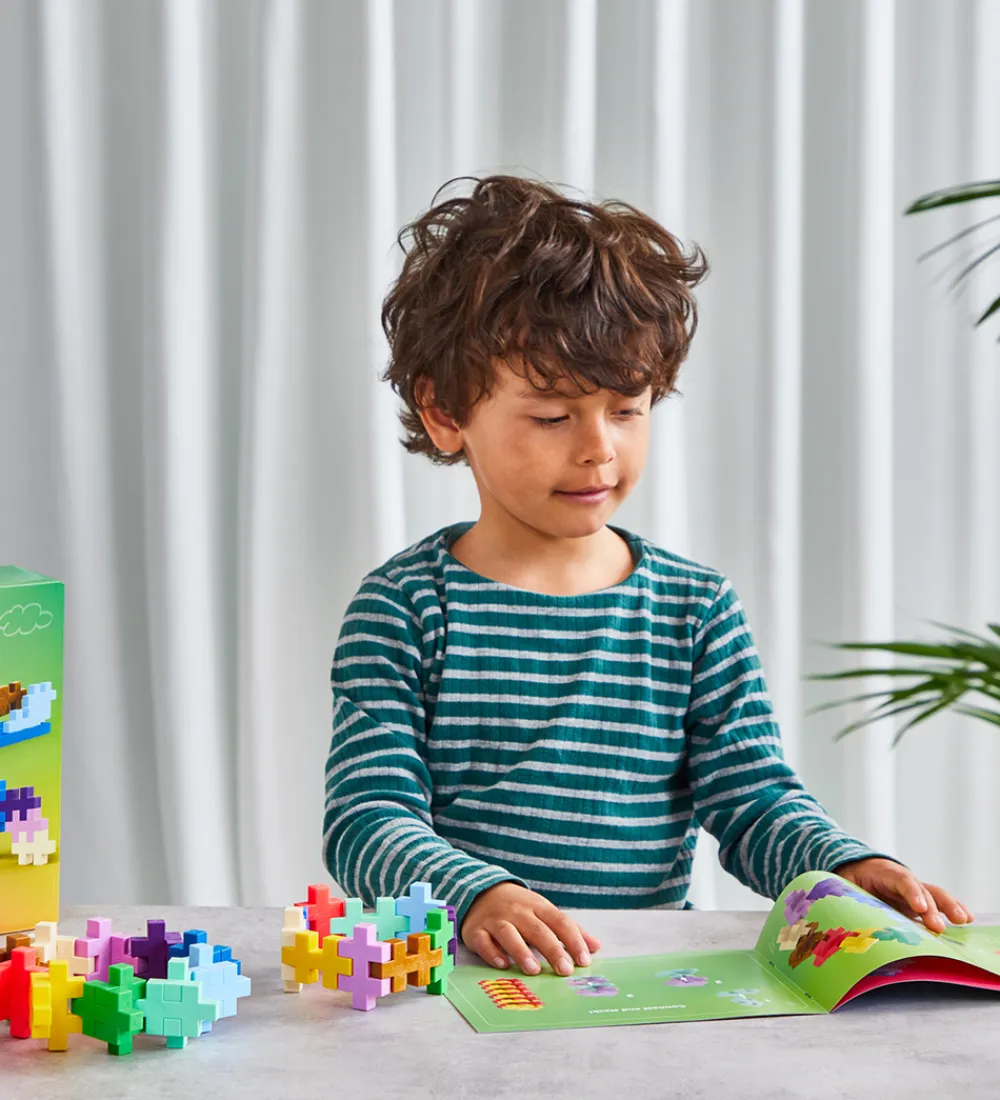 Plus-Plus Kreativ Leg|Kreasæt*Big - Learn To Build - 60 stk - Colorverse
