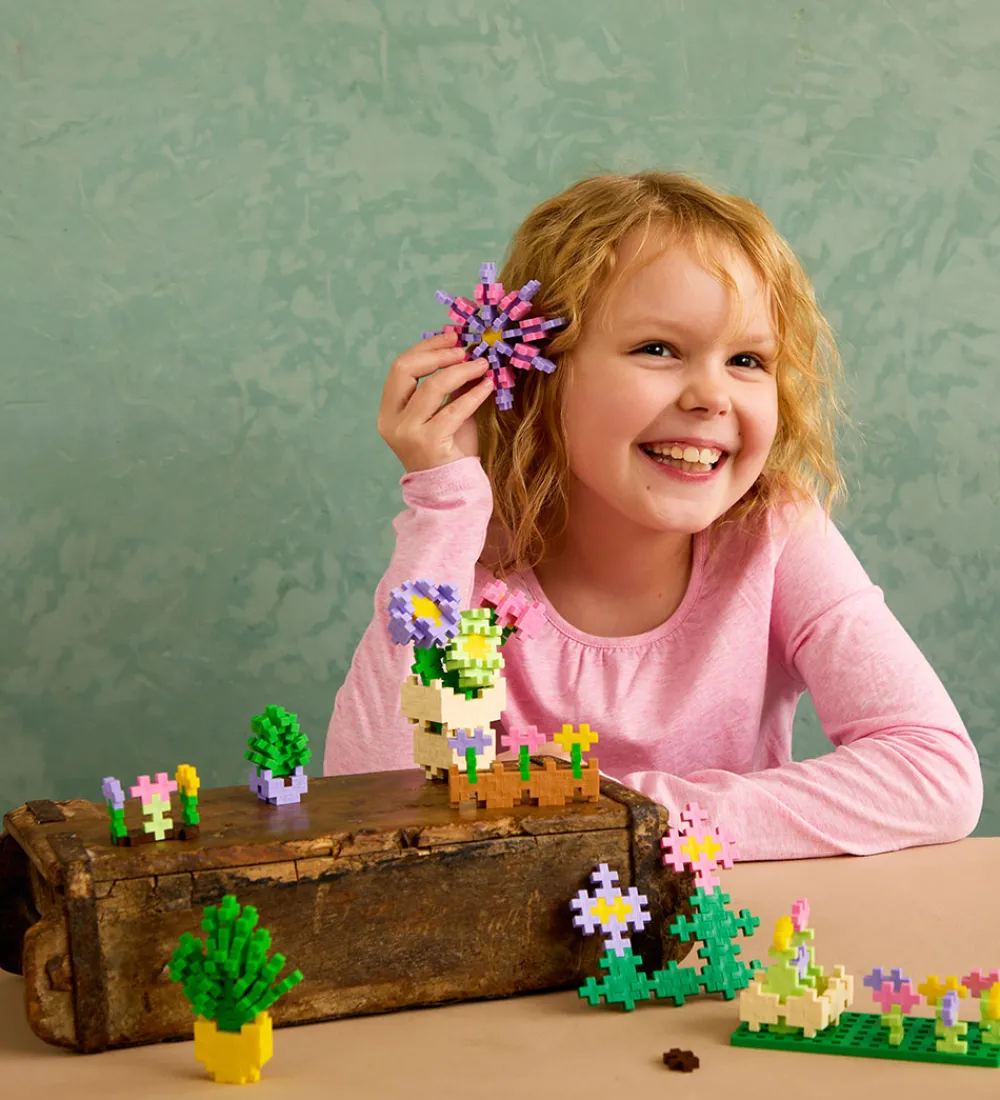 Byg Og Klodser-Plus-Plus Learn To Build - 600 stk. - Flower