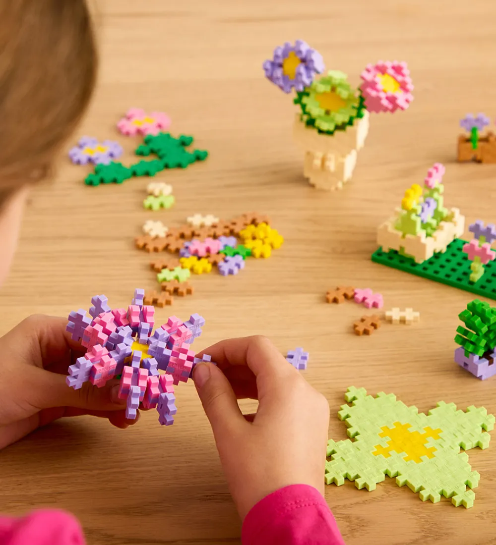 Byg Og Klodser-Plus-Plus Learn To Build - 600 stk. - Flower