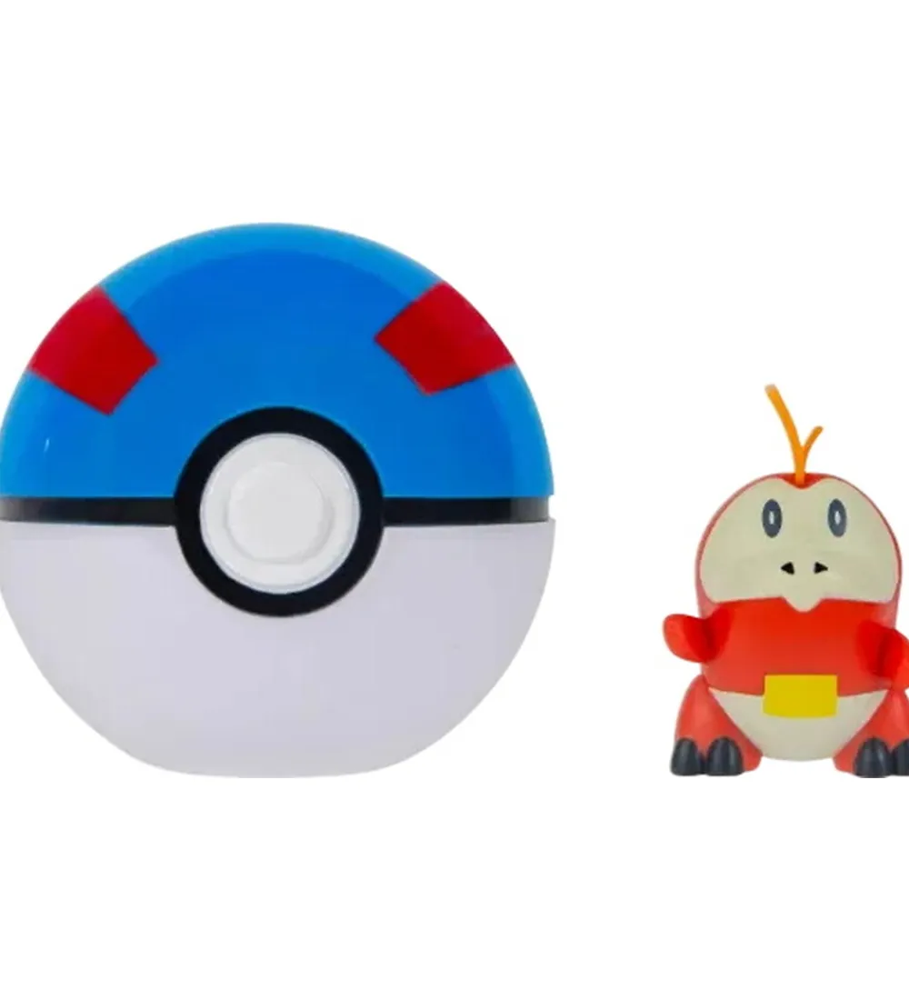 Figurer-Pokémon Figur - Clip 'N' GO - Fuecoco m. Great Ball