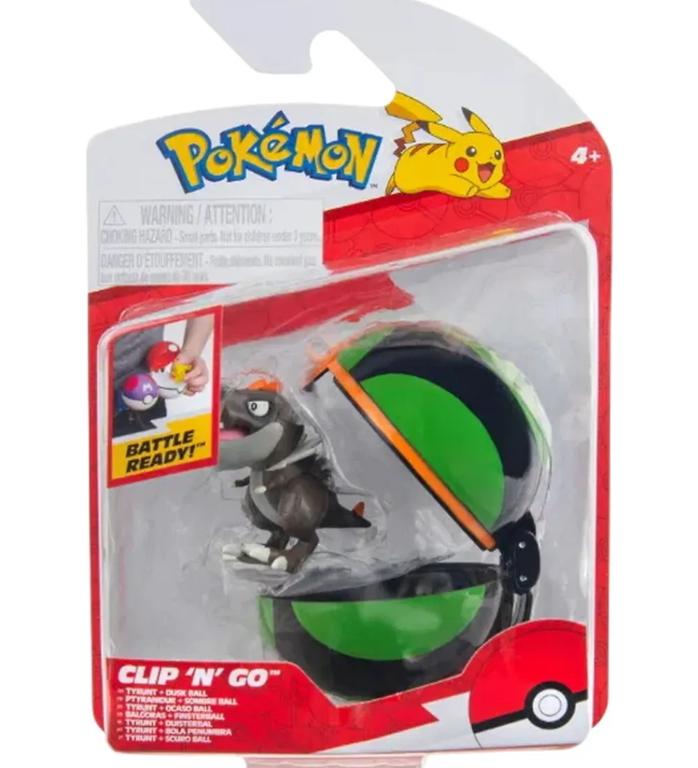 Pokémon Figurer*Figur - Clip 'N' GO - Tyrunt m. Dusk Ball