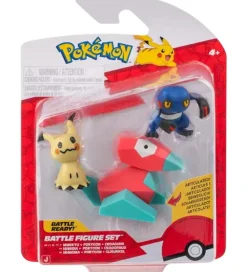 Figurer-Pokémon Figurer - Battle Figure - Mimikyu/Porygon/Croagunk