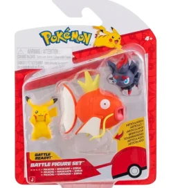 Figurer-Pokémon Figurer - Battle Figure - Pikachu/Magikarp/Zorua