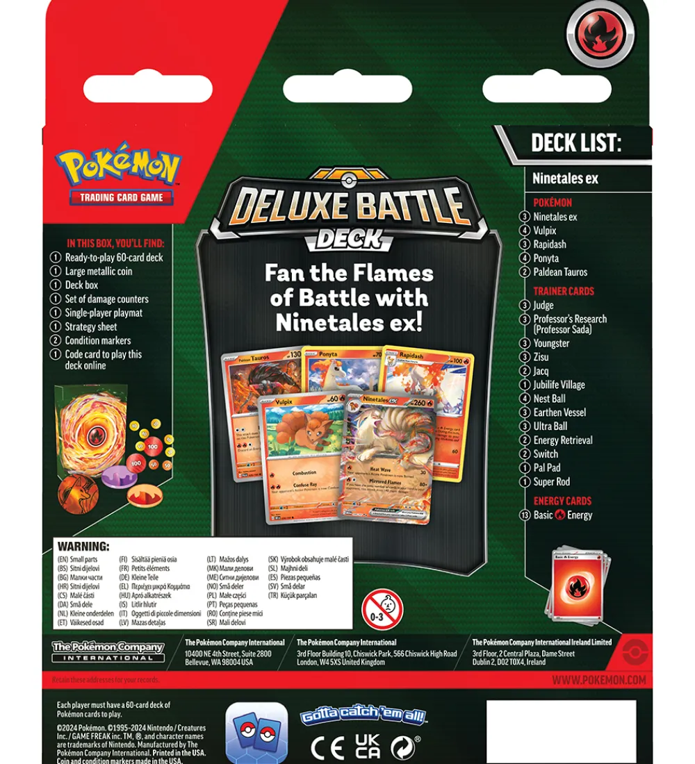 Pokémon Samlekort*Samlekort - Deluxe Battle Deck - Ninetales ex