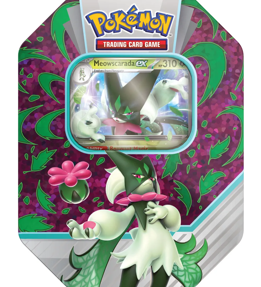 Pokémon Samlekort*Samlekort - Paldea Partners Tin - Meowscarada EX