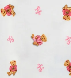 Polo Ralph Lauren Savlesmække*Gaveæske - 3 Dele - Hvid/Rosa m. Bamser