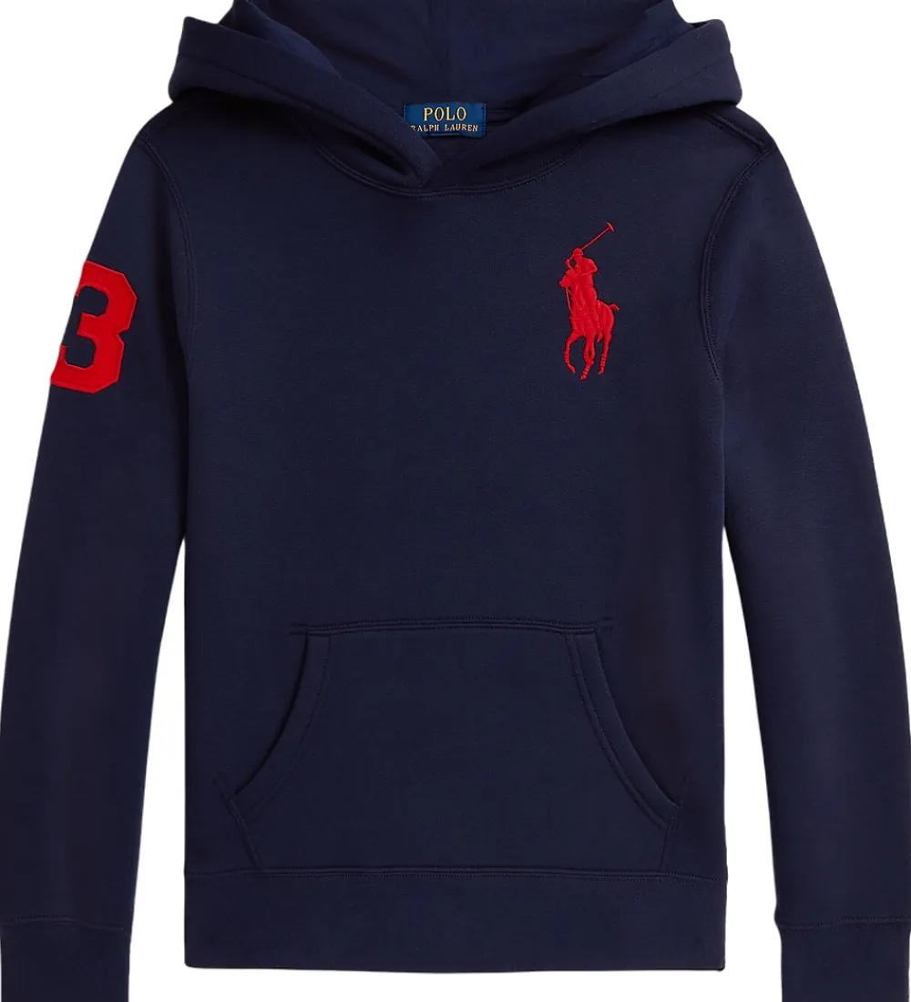 Polo Ralph Lauren Hættetrøjer*Hættetrøje - Refined Navy m. Rød