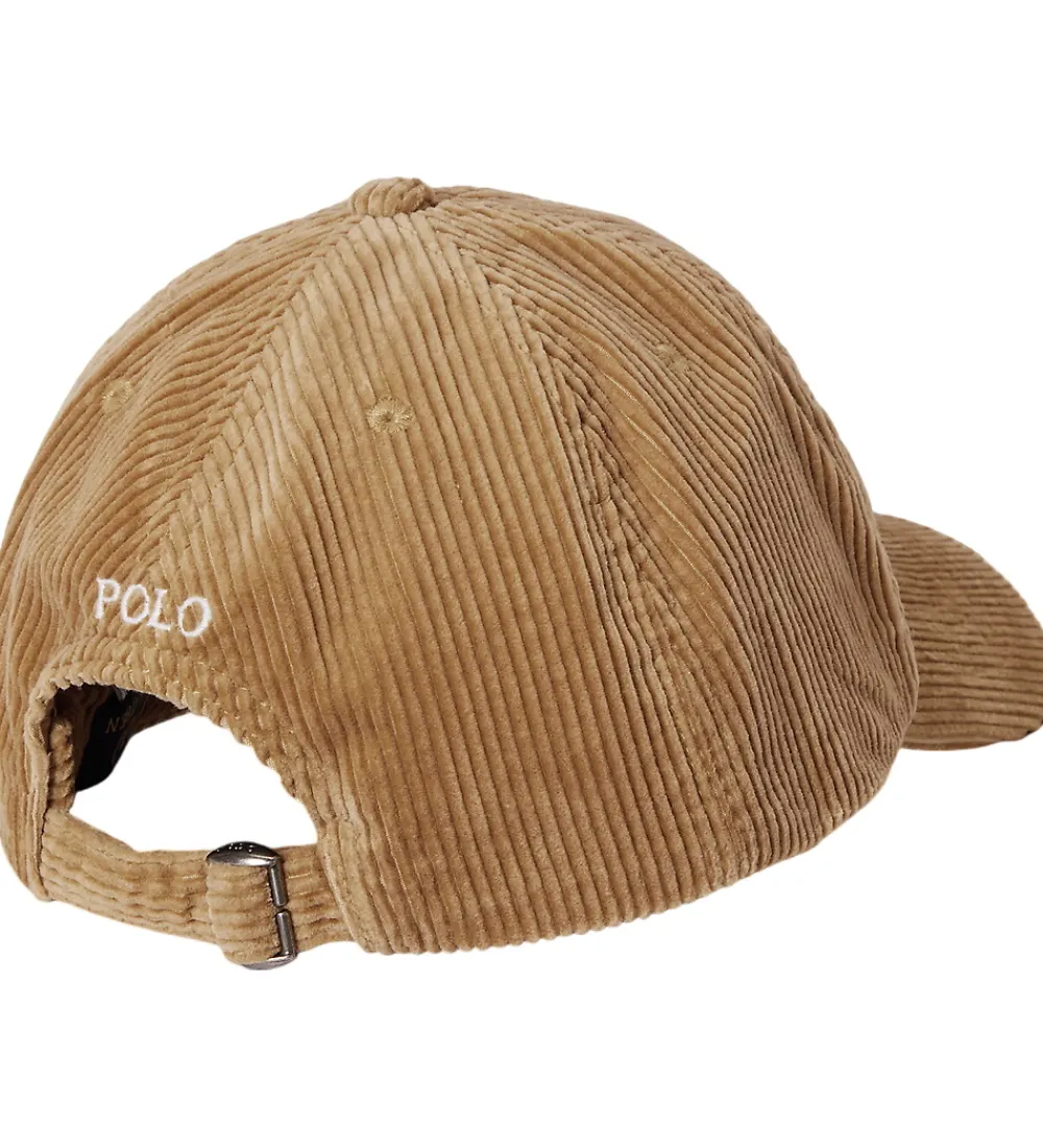 Polo Ralph Lauren Kasketter*Kasket- Fløjl - Jodphur Tan/Multi PP