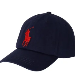 Kasketter-Polo Ralph Lauren Kasket - Navy /Rød m. Logo