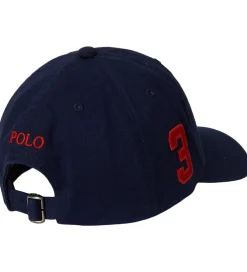 Kasketter-Polo Ralph Lauren Kasket - Navy /Rød m. Logo