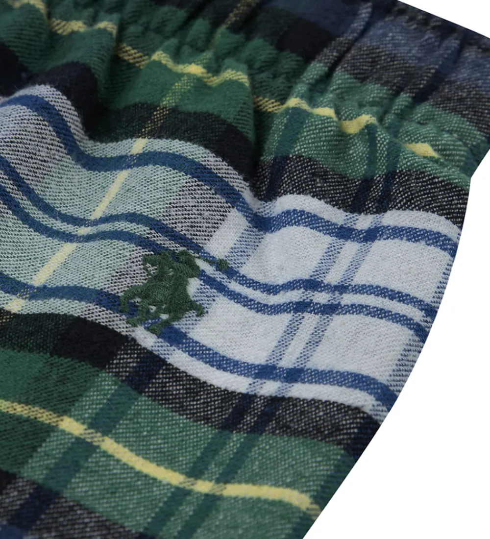 Polo Ralph Lauren Acc Nattøj*Polo Ralph Lauren Nattøj - White Gordon Plaid