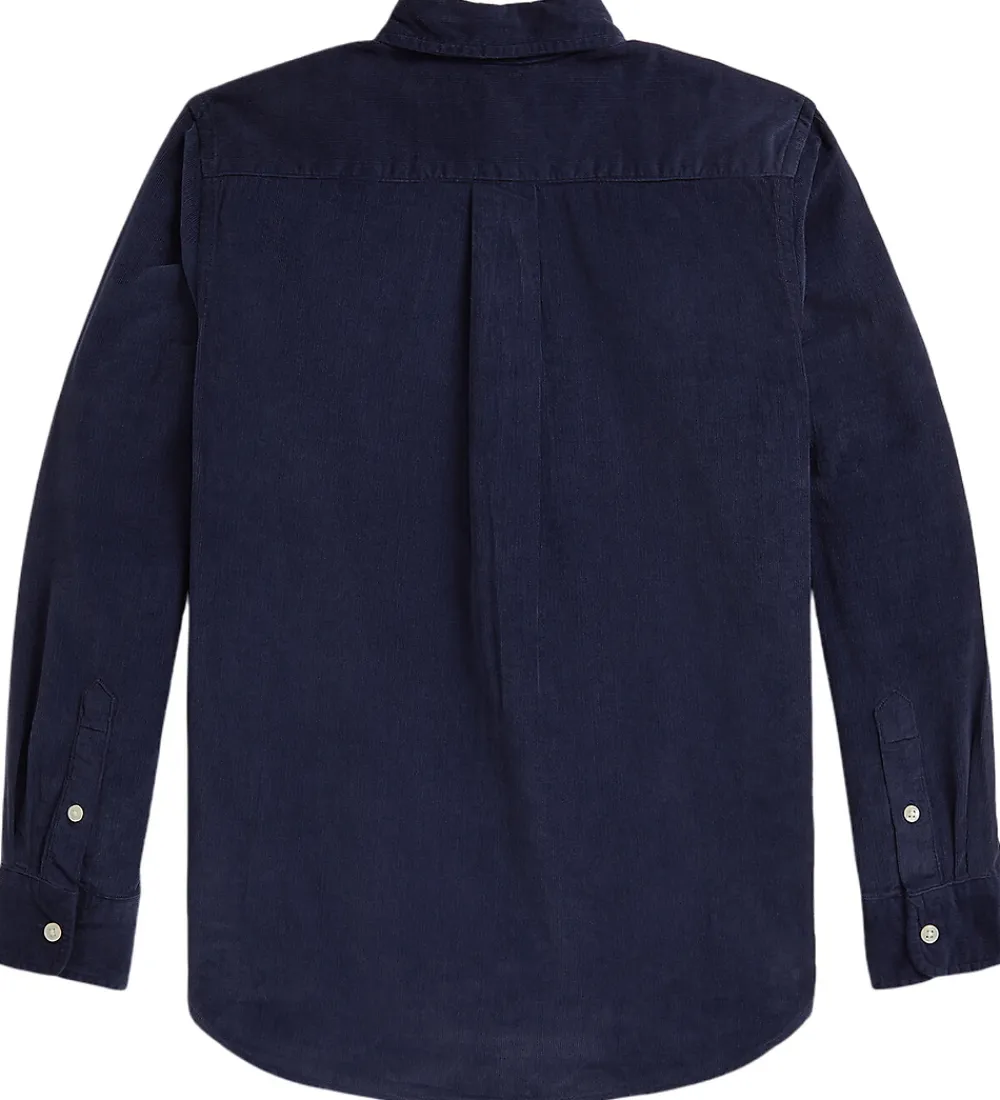 Skjorter|Konfirmationstøj-Polo Ralph Lauren Skjorte - Fløjl - Newport Navy