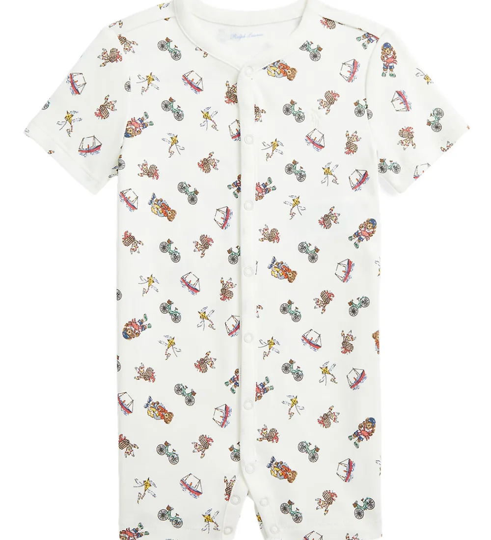 Sommerdragter-Polo Ralph Lauren Sommedragt - Hvid m. Print