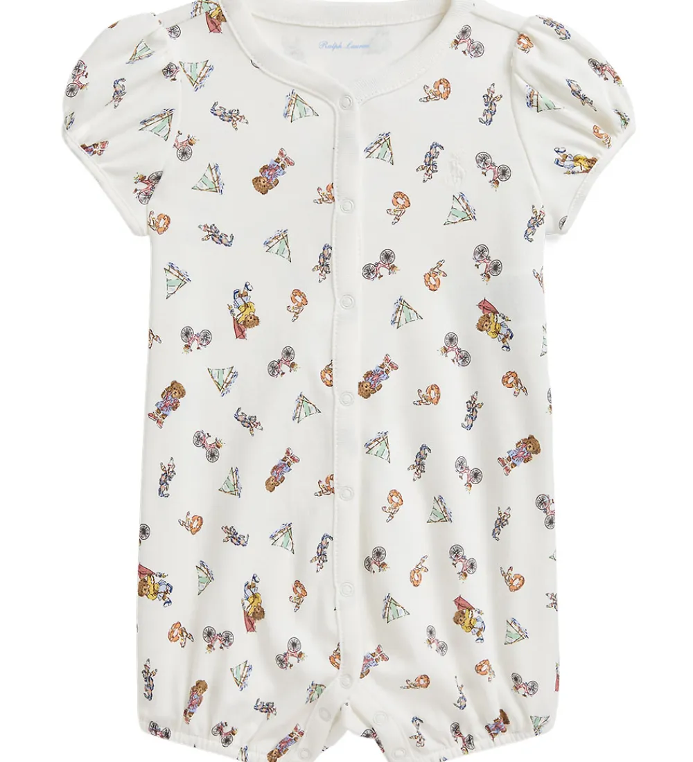 Sommerdragter-Polo Ralph Lauren Sommerdragt - Hvid m. Sommerprint