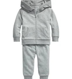 Shorts Og Knickers-Polo Ralph Lauren Sweatsæt - Core Replen - Gråmeleret