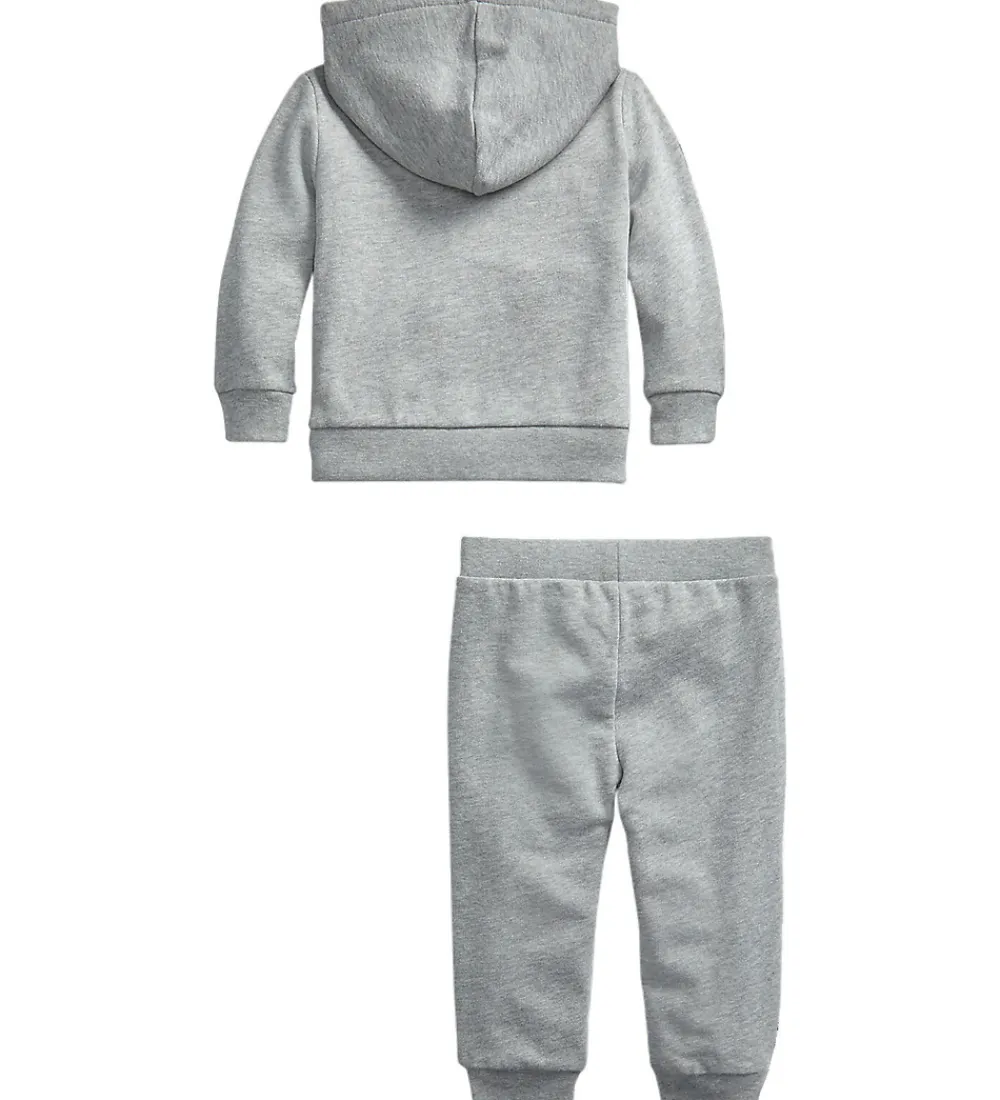 Shorts Og Knickers-Polo Ralph Lauren Sweatsæt - Core Replen - Gråmeleret