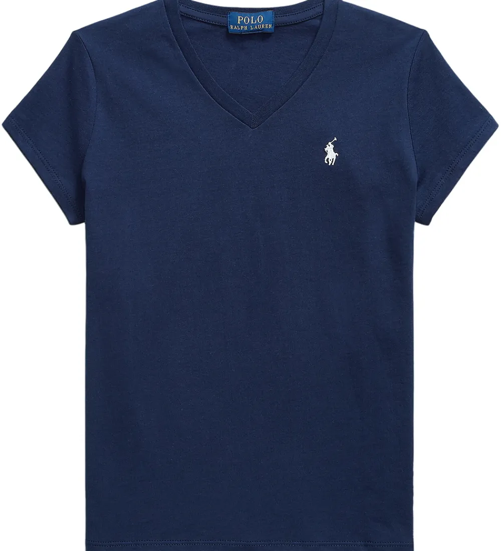 T-Shirts|Pigetøj-Polo Ralph Lauren T-shirt - Newport Navy
