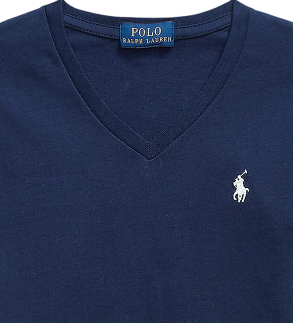 T-Shirts|Pigetøj-Polo Ralph Lauren T-shirt - Newport Navy