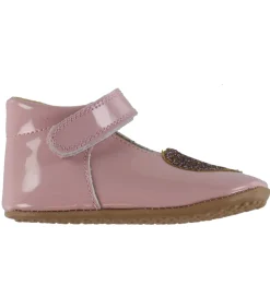 Begyndersko-Pom Pom Ballerina Hjemmesko - Beginners Heart - Dusty Rose Peten