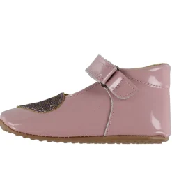 Begyndersko-Pom Pom Ballerina Hjemmesko - Beginners Heart - Dusty Rose Peten