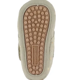 Børnesko Og Babysko|Begyndersko-Pom Pom Skindfutter - Beginners Velcro - Noos - Gold Dot