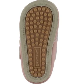 Børnesko Og Babysko|Begyndersko-Pom Pom Skindfutter - Beginners Velcro - Noos - Rose