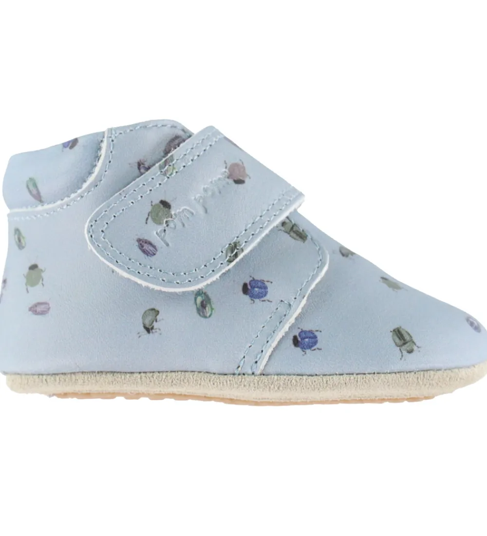 Begyndersko-Pom Pom Skindfutter - Beginners Velcro - Beetle AOP