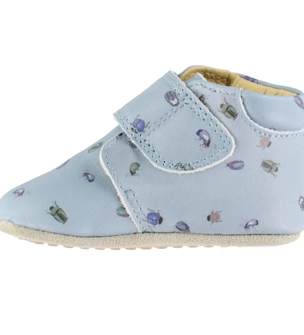 Begyndersko-Pom Pom Skindfutter - Beginners Velcro - Beetle AOP