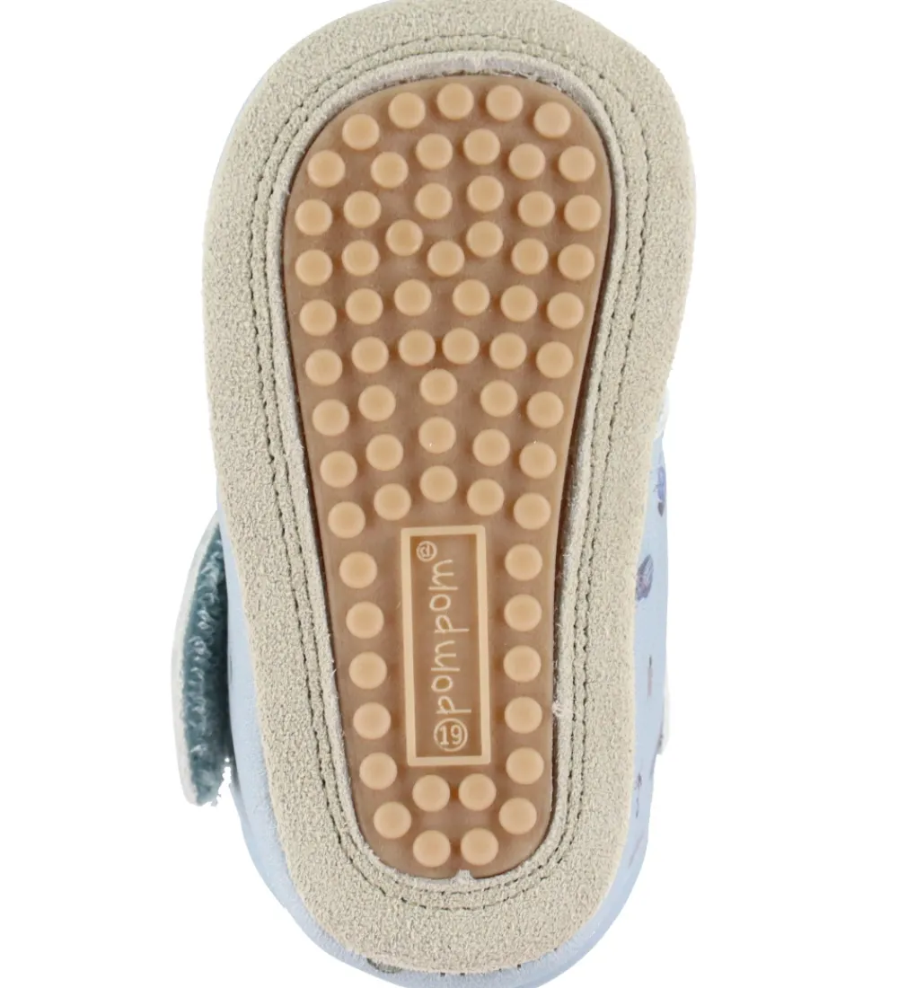 Begyndersko-Pom Pom Skindfutter - Beginners Velcro - Beetle AOP