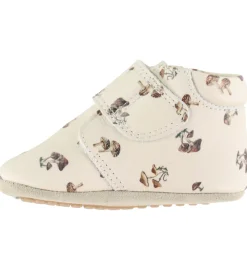 Begyndersko-Pom Pom Skindfutter - Beginners Velcro - Fungi AOP